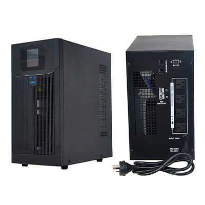 3KVA / 2.1KW Line-Interactive UPS Kontrol CPU Ganda Gelombang Sinus Murni