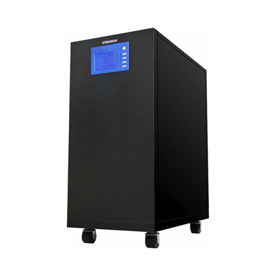 Visench Tiga Fase Double Conversion UPS Power System 380Vac10Kav 3 Fase Online UPS Pasokan listrik tanpa gangguan
