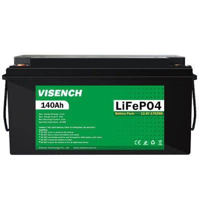 Visench Energy Storage 12V 140Ah RV Lithium Iron Phosphate Baterai 12V Lifepo4 Baterai