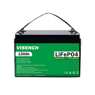 Visench Prismatic 12V 12.8V 40Ah Deep Cycles Rechargeable Solar Energy Storage System Custom LiFePO4 Baterai Paket