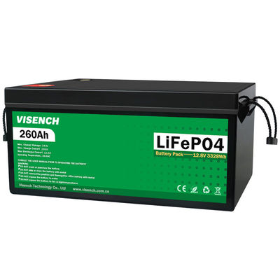 Energi surya 12V 260Ah Baterai lithium besi fosfat baterai Lifepo4 Baterai 12.8V 260Ah Lithium Battery Pack