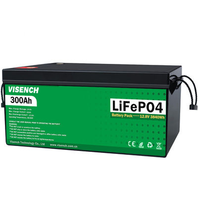Visench Baterai Lithium Ion Isi Ulang 12V 300Ah LiFePO4 Baterai Pack