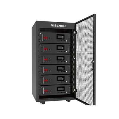 Multi-fungsi rak dipasang penyimpanan energi surya baterai lithium ion tegangan tinggi 48V 51.2V 70Ah 100Ah 1kw 5kw 10kw 50kw