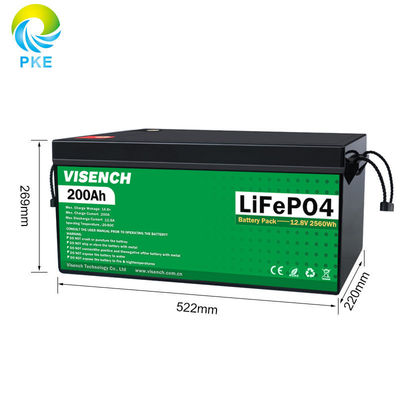 Visench pabrik langsung 48v 200ah lifepo4 baterai Deep 6000 Siklus Solar Lifepo4 Baterai penyimpanan energi Li-ion isi ulang