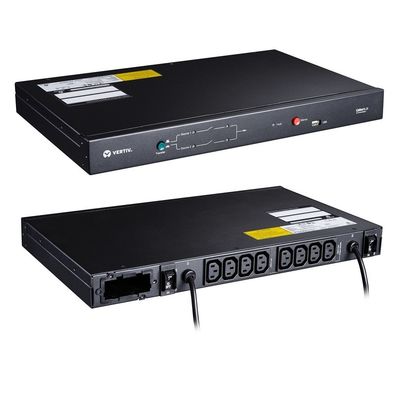 Jumlah kutub 3 208V 10A IEC C13 Dual Power Static Switching Switch UF-LTS10-1P