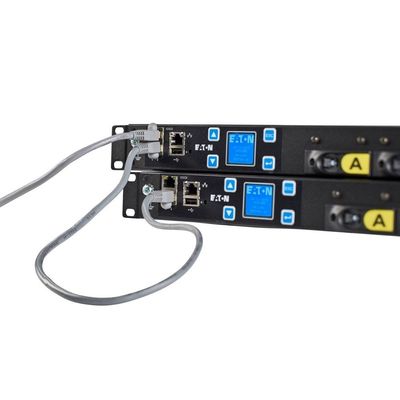 20 Way EATON EFLXN10 FLEXPDU NETWORK METER 0U 309 16A 1P 18XC13 2XC19 PDU yang dipantau