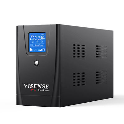Visench 2Kva Lcd Display Backup Ups 2000Va 1200W Offline Ups untuk Komputer Laptop Desktop