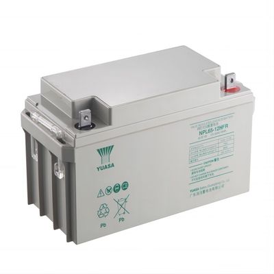 Baterai asam timbal tertutup 12V 65A NPL65-12H dengan kapasitas pengisian ulang