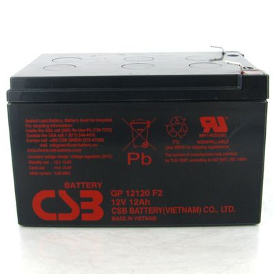 CSB Baterai GP12120 12V 12Ah Baterai AGM Berkinerja Tinggi yang Dapat Diisi Ulang