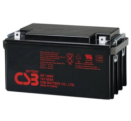 CSB GP12650 12V 65Ah Energi penyimpanan VRLA 12V 65Ah CSB baterai