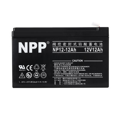 NPP NP12-12Ah Best Energy Storage Maintenance Free Rechargeable Sealed Lead Acid 12V 12Ah Baterai