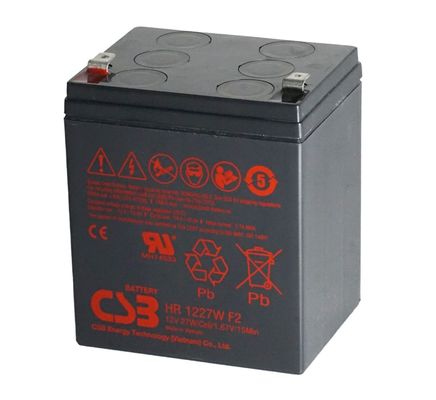 CSB Baterai HR1227W 12V 27W Baterai AGM asam timbal bebas perawatan