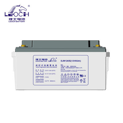 12V 65AH UPS Baterai isi ulang Deep Cycle GEL Baterai kapasitas kecil untuk penyimpanan energi Bahan timbal Tipe disegel