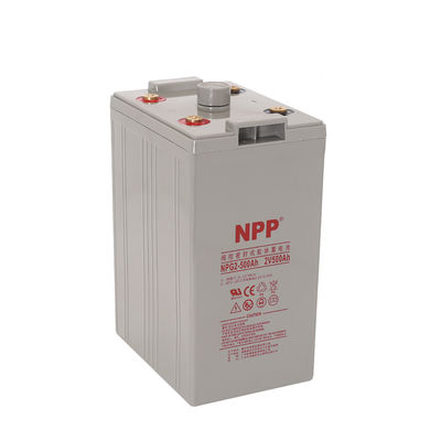 Deep Cycle AGM Baterai asam timbal tertutup NPG2-500 2V 500Ah Penyimpanan energi surya Baterai GEL