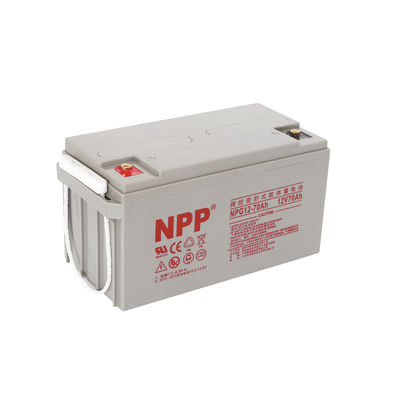 Pembangkit Listrik Tenaga Nuklir Berkualitas Tinggi NPG12V 70AH Sistem Tenaga Surya Rumah Ups GEL Baterai untuk Lampu Jalan Surya Baterai