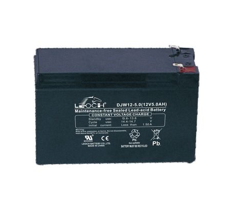 Baterai asam timbal berprofil rendah Kompak dan dapat diandalkan untuk aplikasi sensitif ruang 12V5Ah