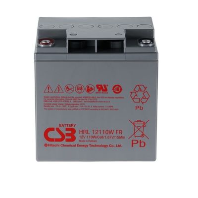 CSB HRL12110W 12V 110W Rate Tinggi Baterai Umur Panjang Baterai Beras-Bali Isi Ulang