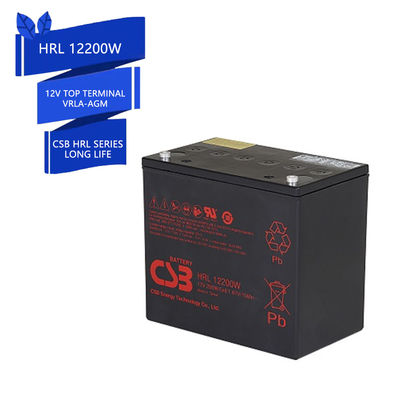 CSB HRL12200W 12V 200W Rate Tinggi Umur Panjang UPS VRLA Baterai