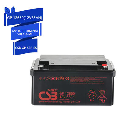 CSB GP12650 12V 65Ah Energi penyimpanan VRLA 12V 65Ah CSB baterai