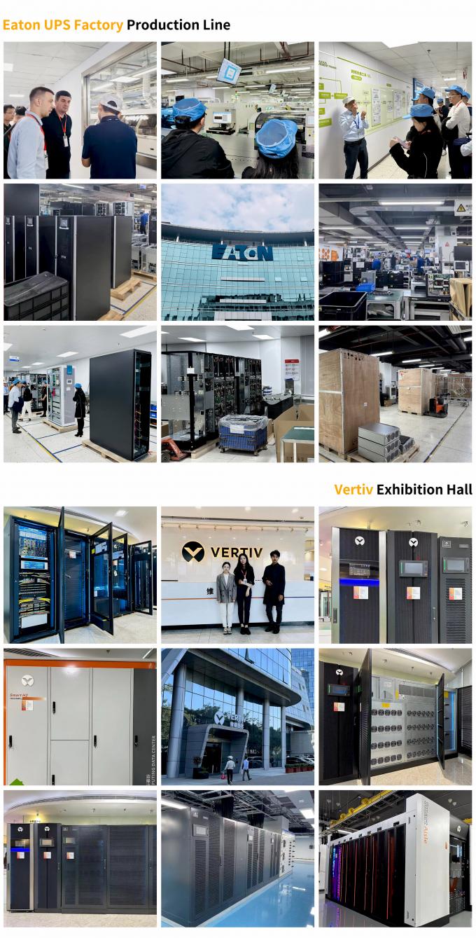 Vertiv Liebert EXS PRO 30KVA 40KVA 60KVA 80KVA 380V UPS Tiga Fase Online Tower UPS untuk Jaringan Pusat Data 17